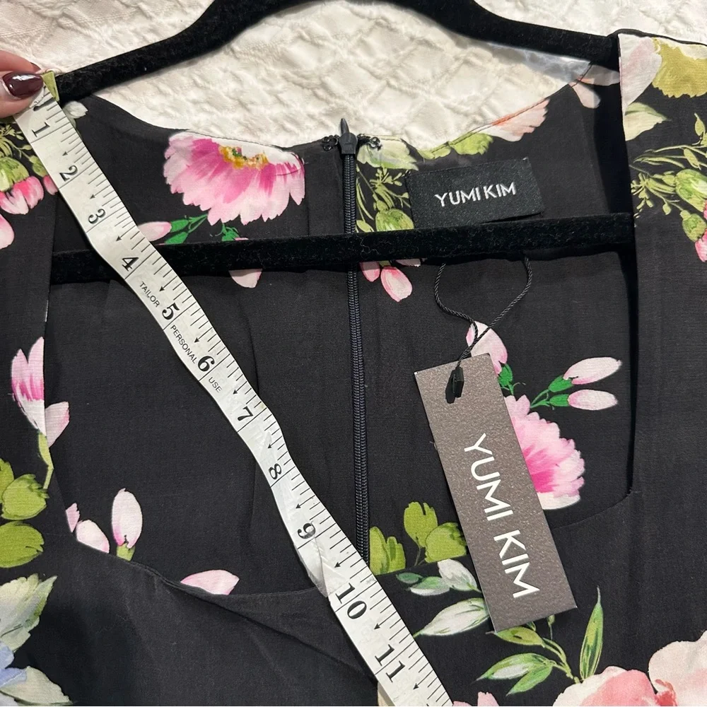 Yumi Kim Marlo Floral Midi Dress Black Size S NWT - Picture 11 of 13
